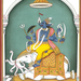 varaha incarnation of lord vishnu seated on seven hj98