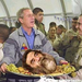 bush saddam platter