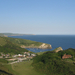 View of Lulworth from the hill towards Durdle Door