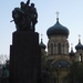 Ortodox templom,orosz emékművel