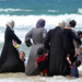 Muslim womens on the beach