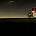 traktor a pályán