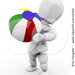 22352-Clipart-Illustration-Of-A-White-Character-Carrying-A-Color