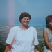 én és a sógornőm a meteoroknál Görögo.-ban.