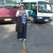 03-4Timi a Jad Vasem parkolójában macskával