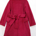 90923B-48 DG RED WOOL&RABBIT HAIR JACKET SIZE 2 4 6(BACK) PRICE 