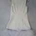 90925B-17  GUCCI WHITE JERSEY DRESS SIZE 2 4 6(BACK) PRICE USD48