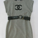 90809A-20A CHANEL GREY WOOL DRESS SIZE 2 4 6 PRICE USD 46[1]