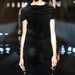 90804A-17 CK BLACK COTTON JERSEY DRESS SIZE 2 4 6. PRICE USD 39[