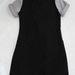 90804A-37 DKNY BLACK COTTON JERSEY&COTTON DRESS SIZE 2 4 6(BACK)