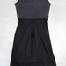 90924B-03  MOSCHINO GREY WOOL JERSEY&WOOL JERSEY DRESS SIZE ONE 