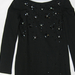 90926A-01A MOSCHINO BLACK COTTON KNITWEAR TOP SIZE ONE SIZE (FRE