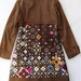 91006B-12 LV COFFEE SILK DUSTCOAT SIZE 36 38 40(BACK) PRICE USD5