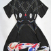 90807A-22 ANNA SUI BLACK SILK DRESS SIZE 2 4 6 PRICE USD 45[2]