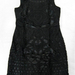 91009B-1  ANNASUI BLACK WOOL DRESS SIZE 2 4 6 PRICE USD48