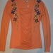 91015A-08A  KENZO ORANGE WOOLLEN KNITWEAR&COTTON TOP SIZE 2 4 6 